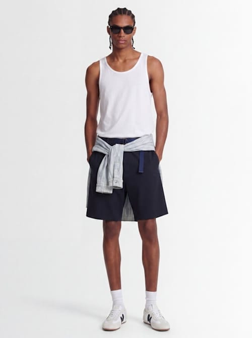 MSGM: 高腰带环短裤
