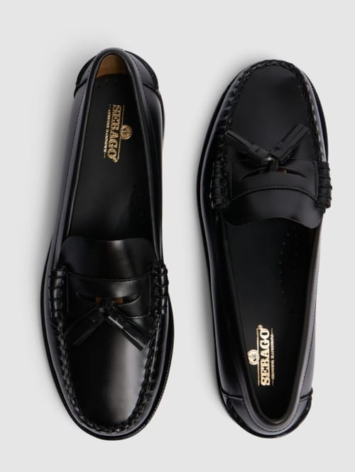 Sebago: 带流苏的平底乐福鞋