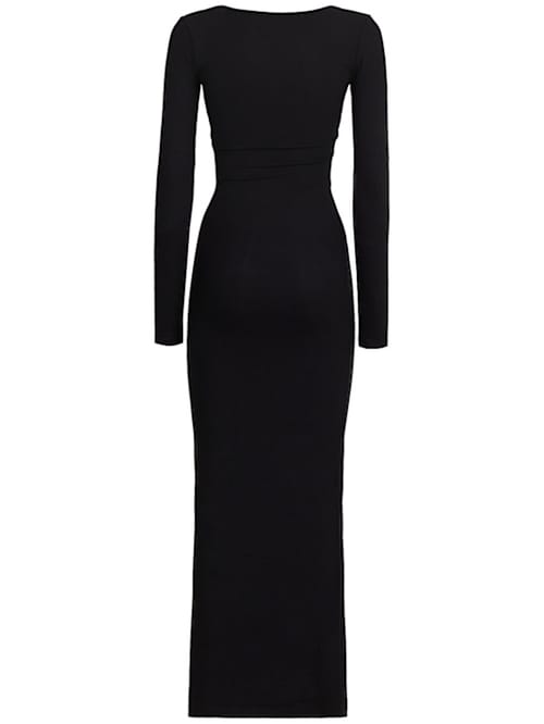 SKIMS: Ribbed modal maxi dress