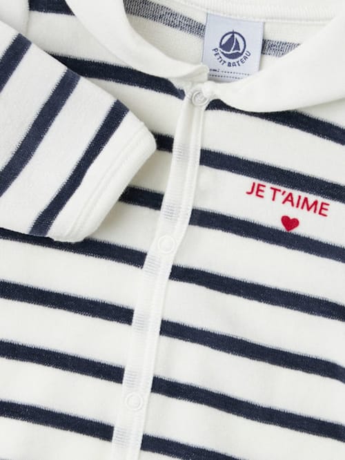 Petit Bateau: 印花棉连体衣