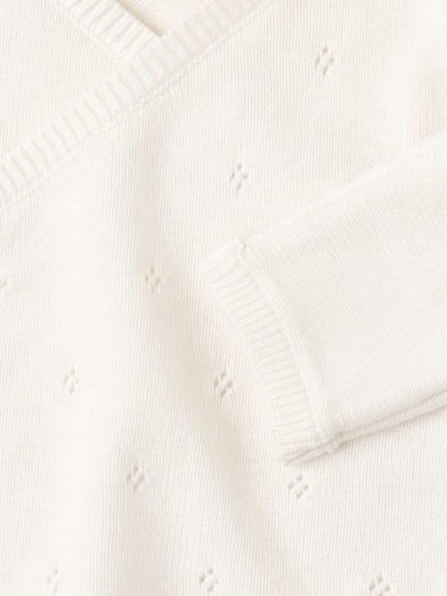 Petit Bateau: Wickelcardigan aus Ajourstrick