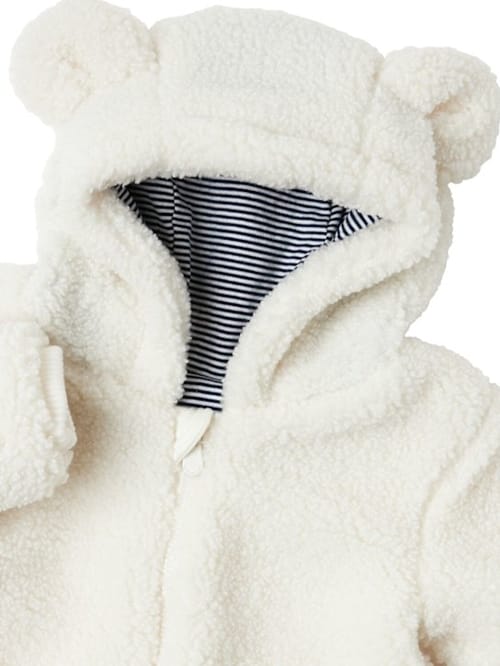 Petit Bateau: 连帽尼龙羽绒连体衣