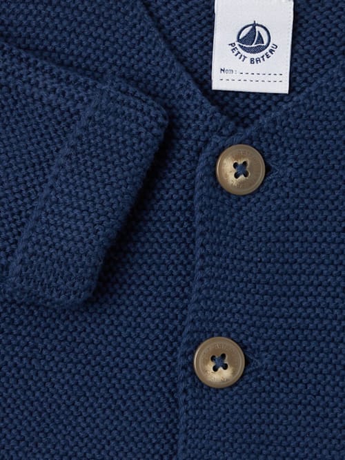 Petit Bateau: Cardigan aus Baumwolle mit Knöpfen