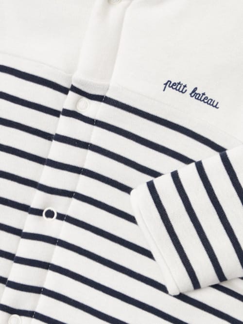 Petit Bateau: 条纹棉质连体衣
