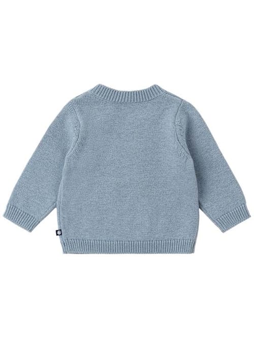 Petit Bateau: Strickpullover aus Wolle und Baumwolle mit Intarsie