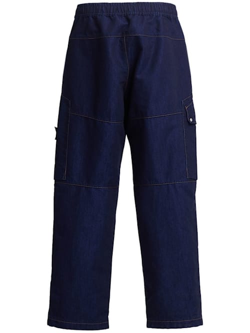 Stone Island: 宽松裤子带应用细节