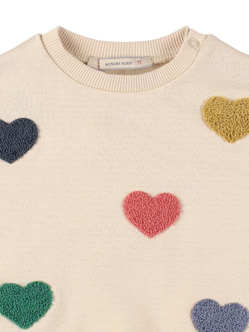 Konges Sløjd: Cotton blend sweatshirt with print