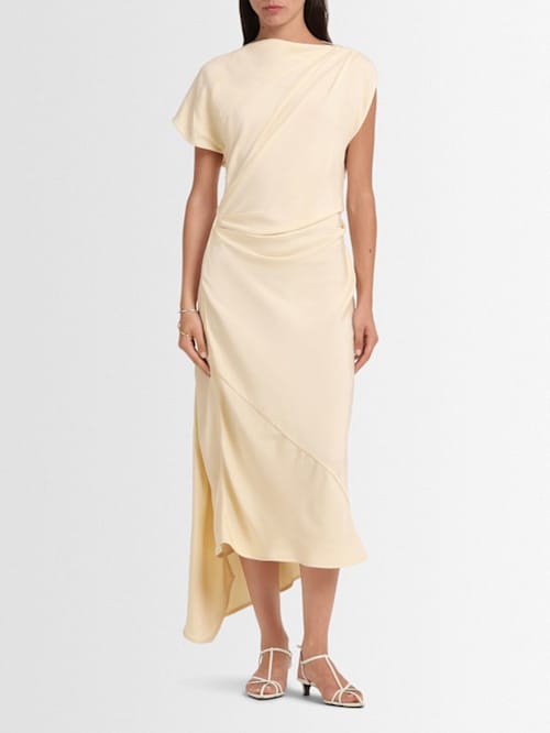 Proenza Schouler: Asymmetric draped midi dress