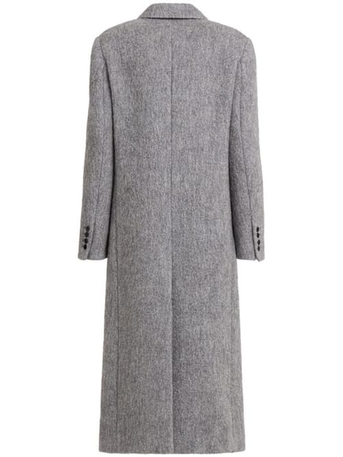 Tonywack: Double-breasted coat with pointed collar