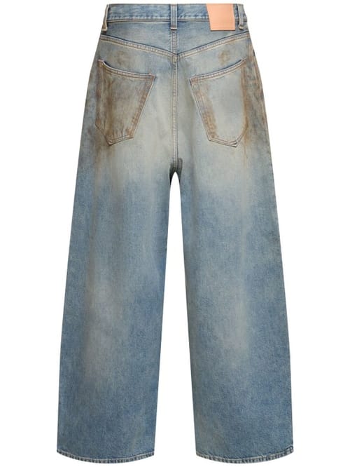 Acne Studios: 高腰宽腿牛仔裤