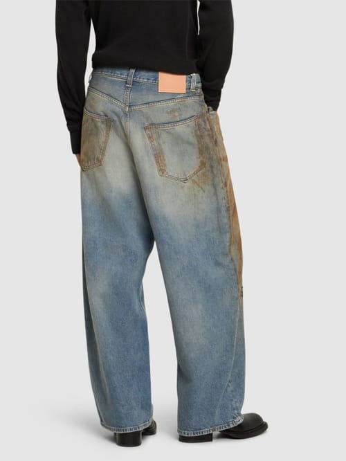 Acne Studios: 高腰宽腿牛仔裤