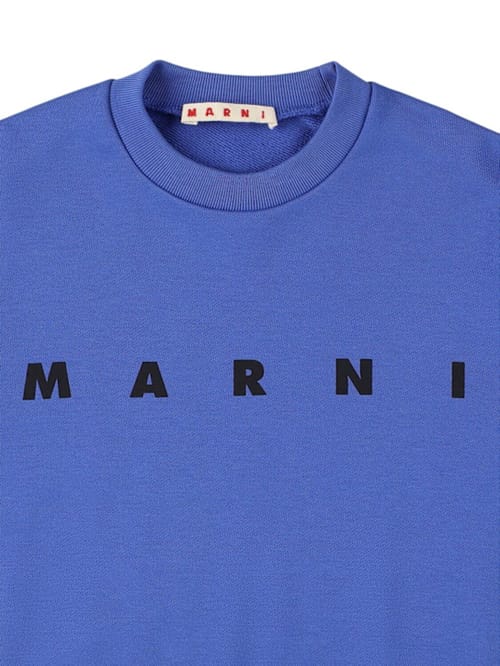 Marni Junior: 棉质印花卫衣