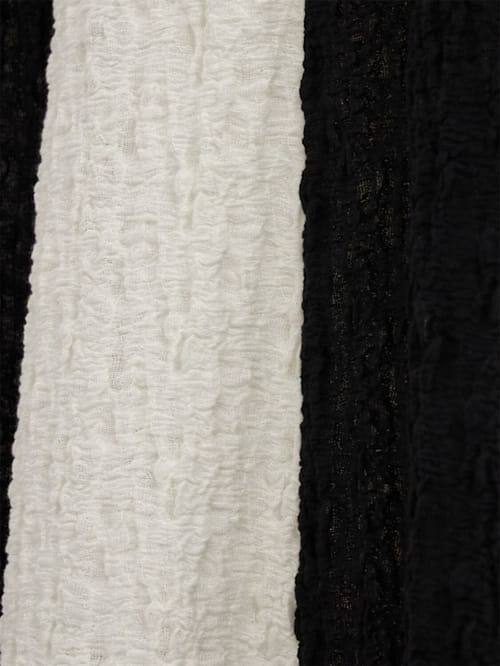 MSGM: Striped cotton-blend maxi dress