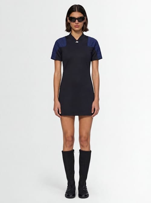 adidas Originals: Mini dress with padded shoulders
