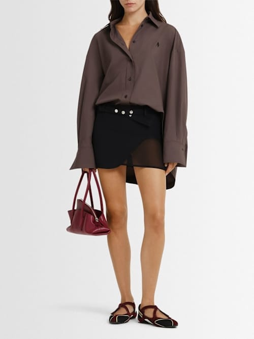 The Attico: Wallet skirt with belt