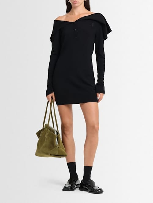 The Attico: Virgin wool and cashmere mini dress