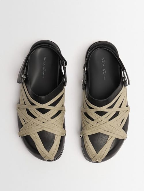 Rick Owens: 编织面具的穆勒鞋