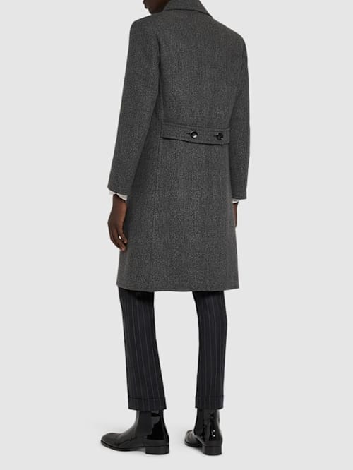 Tom Ford: 双排扣斜纹羊毛大衣