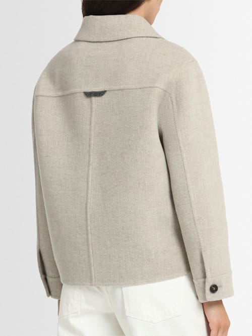 Brunello Cucinelli: 单排扣衬衫领外套