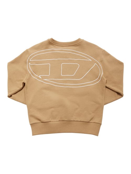 Diesel Kids: 带有logo的棉质圆领卫衣