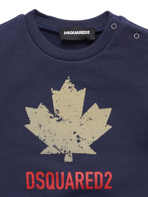 Dsquared2: Baumwolle Rundhalsausschnitt Sweatshirt
