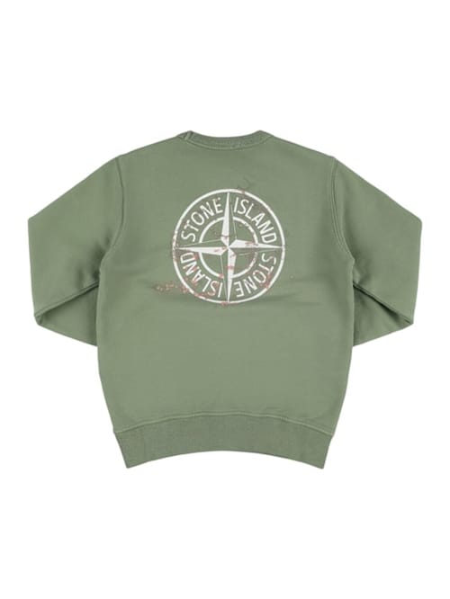 Stone Island Junior: 有机棉卫衣