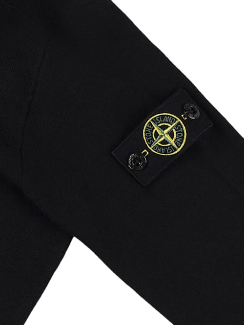 Stone Island Junior: Jersey de cuello vuelto en lana virgen