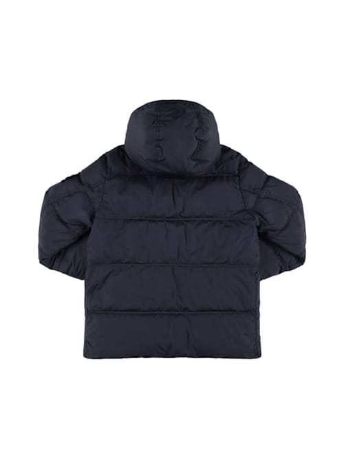Stone Island Junior: 连帽尼龙羽绒服
