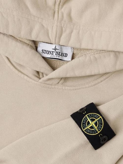 Stone Island Junior: 机织有机棉连帽衫