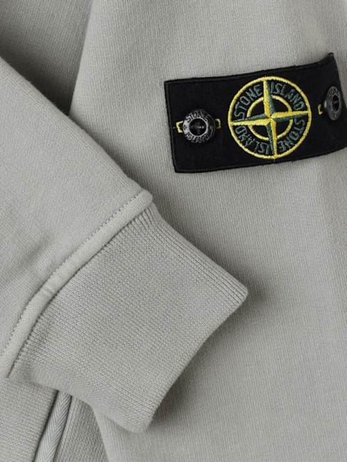 Stone Island Junior: 有机棉卫衣连帽衫