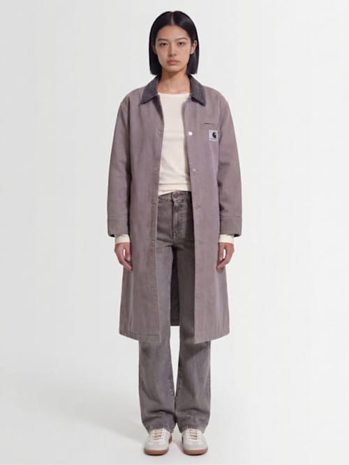 Carhartt WIP: 带有罗纹领的工作夹克