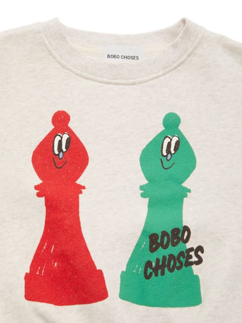 Bobo Choses: 印花有机棉卫衣