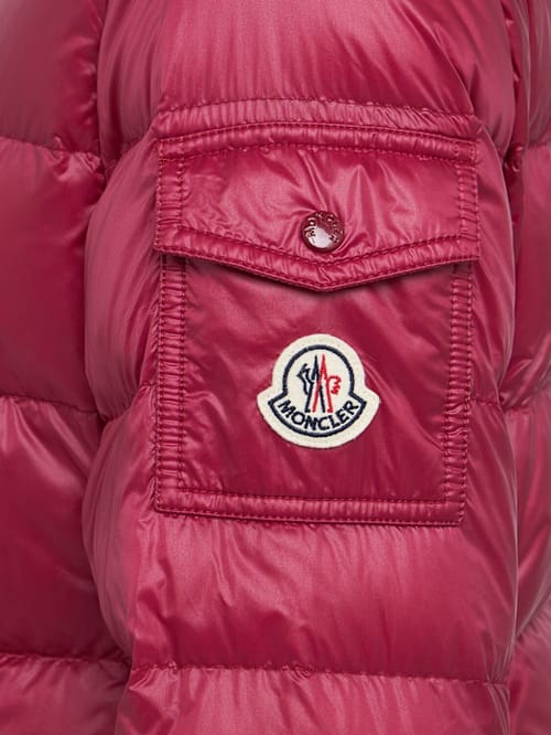 Moncler: 带帽短款羽绒夹克