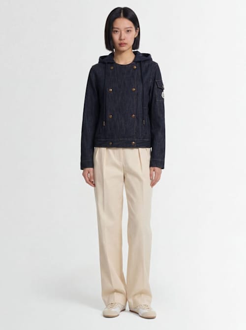 Moncler: 双排扣休闲夹克