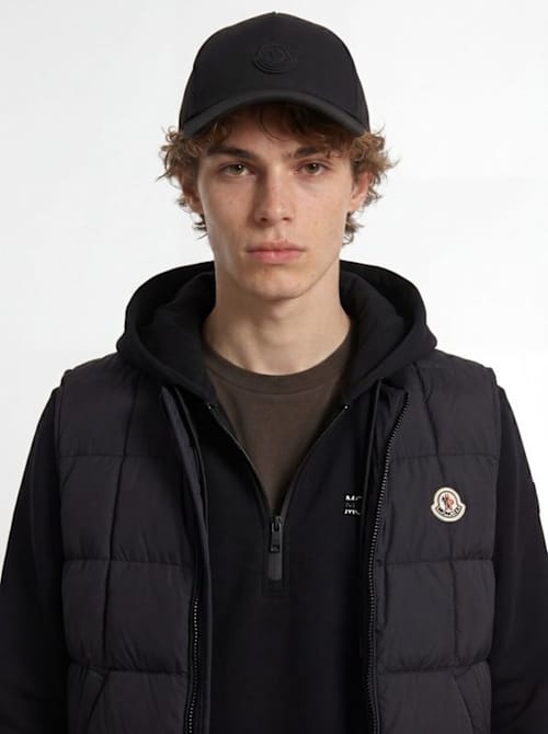 Moncler: 带徽标的棒球帽