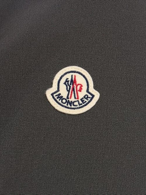Moncler: 带领的短款羽绒夹克