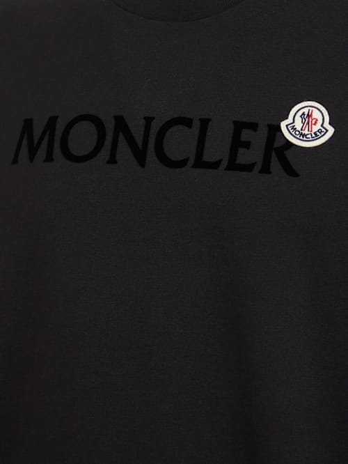 Moncler: 长袖圆领T恤