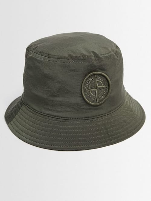 Stone Island: 带有刺绣标志的渔夫帽