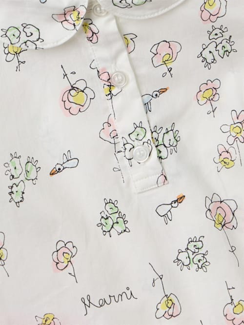 Marni Junior: 印花棉质衬衫