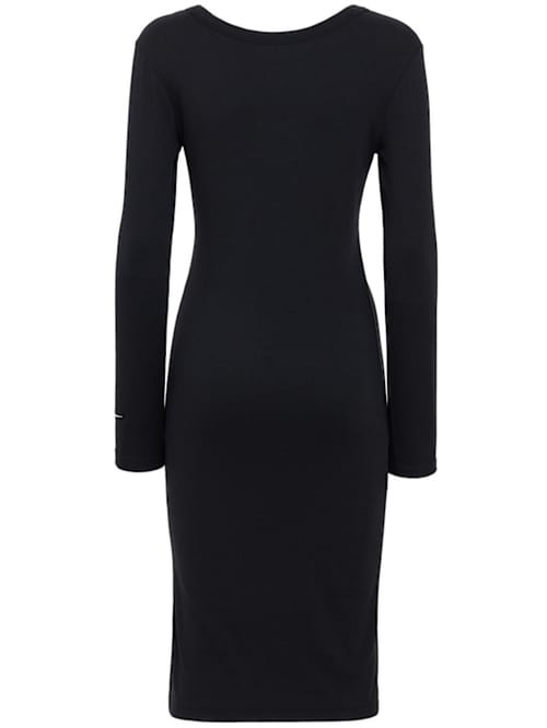 Nike: Ribbed midi dress with slit