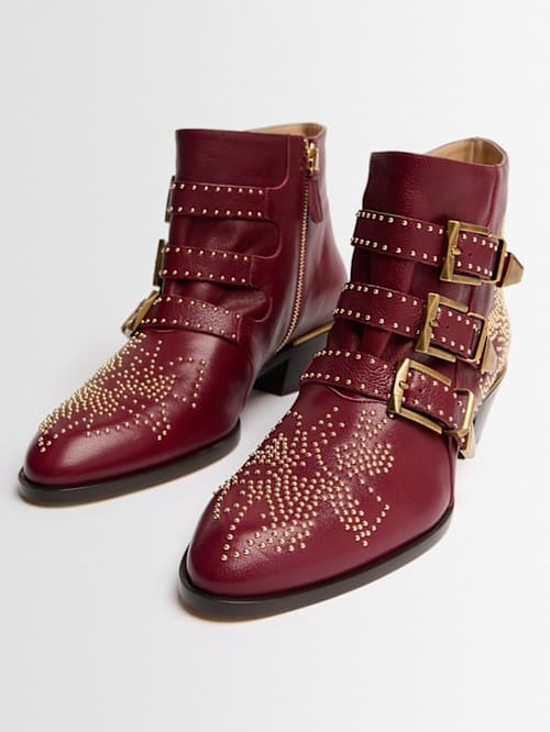 Chloé: 带扣的骑士靴