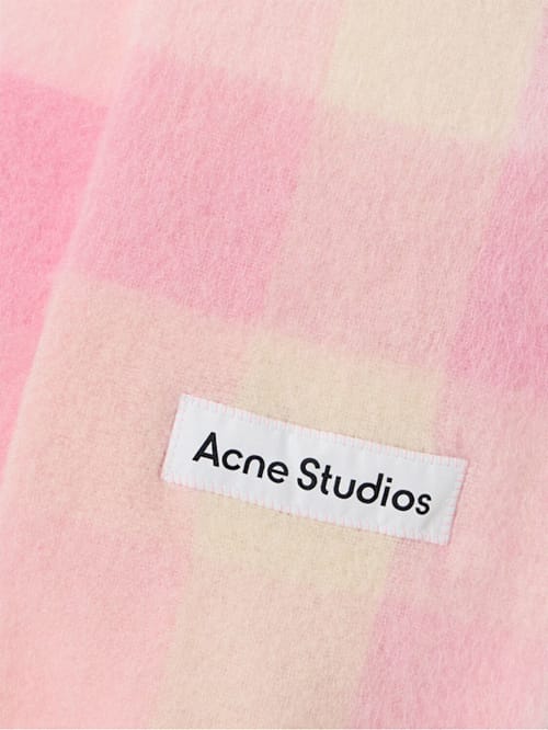 Acne Studios: 带流苏的矩形围巾