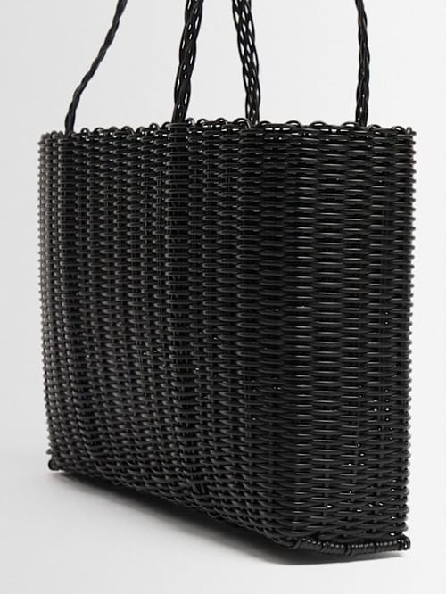 RAYAS COLLECTIVE: Shoulder bag with braided handle