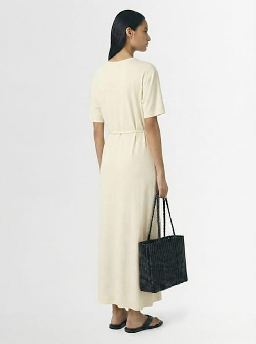 RAYAS COLLECTIVE: Shoulder bag with braided handle