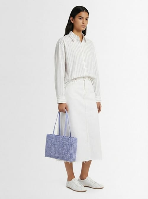 RAYAS COLLECTIVE: Shoulder bag with long handle