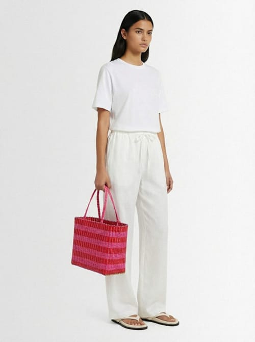 RAYAS COLLECTIVE: Tote with double handles