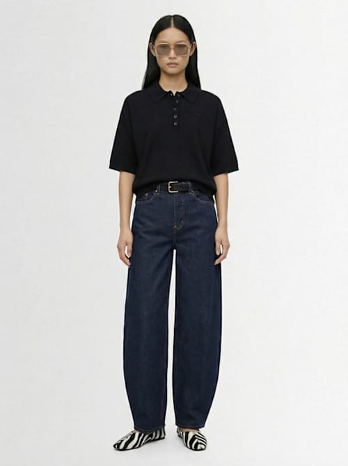 GESTUZ: Mae high waisted barrel jeans