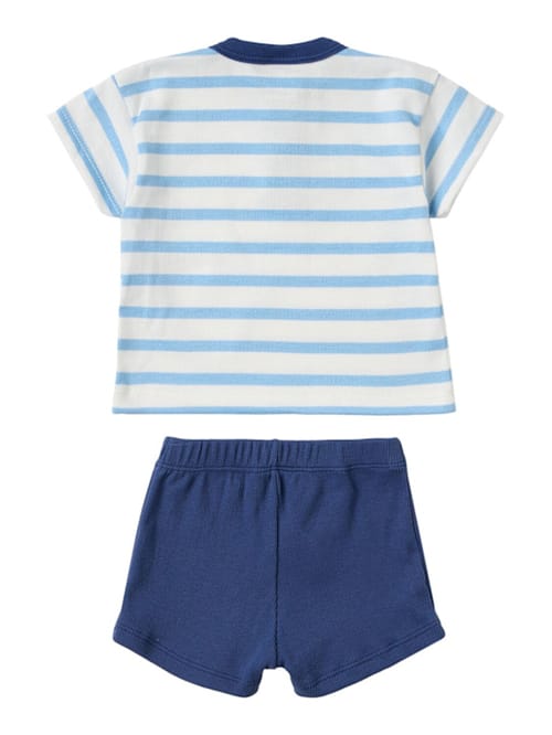 Petit Bateau: 棉质针织上衣与短裤