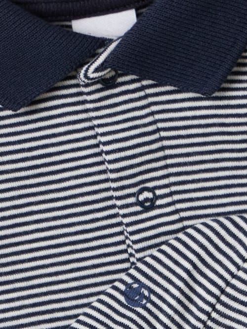 Petit Bateau: 带领短袖连体衣