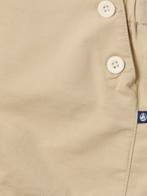 Petit Bateau: 棉混合斜纹布连身服